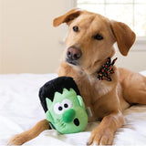 Frankenstein Head Plush Dog Toy
