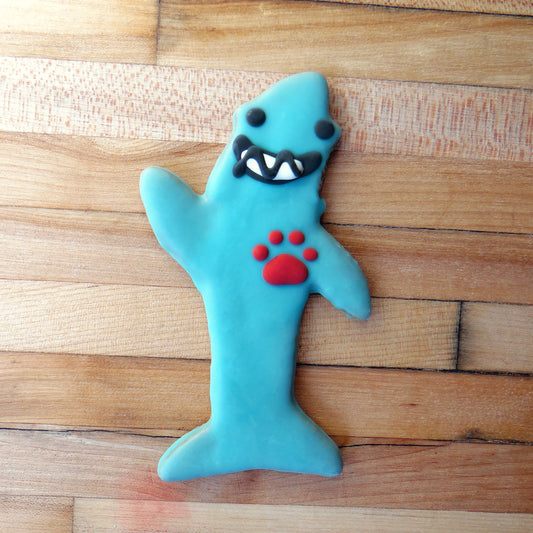 Frosted Dancing Shark Dog Treat