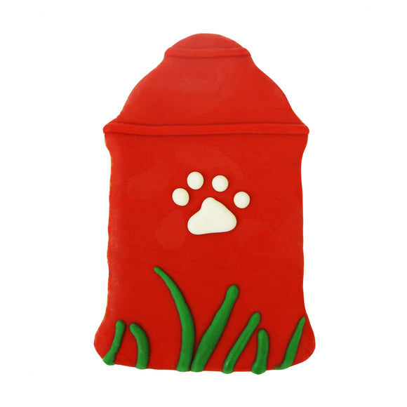 Frosted Fire Hydrant Dog Treat