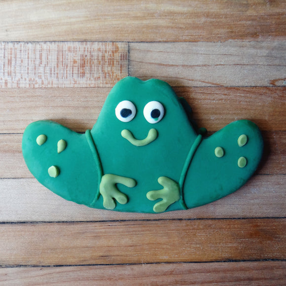 Frosted Frog Dog Treat
