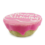 Frosted Happy Birthday Cake Dog Treat