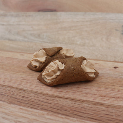 Gourmet Peanut Butter Cannoli Dog Treat