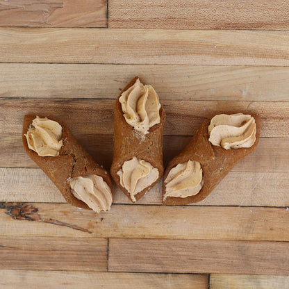 Gourmet Peanut Butter Cannoli Dog Treat