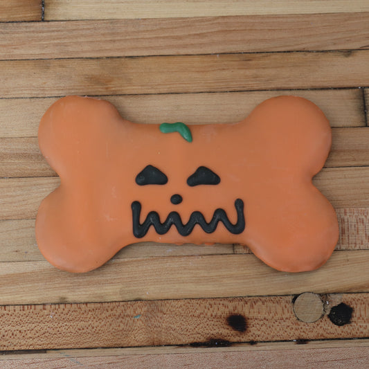 Jack O' Lantern Frosted 6" Bone Treat