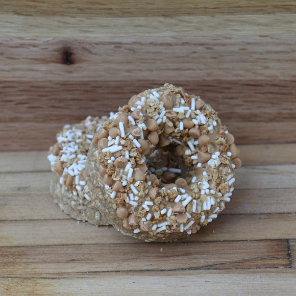 Double Peanut Butter Crunch Granola Donut