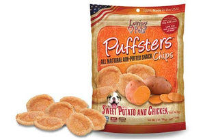 Puffsters Dog Chips - Sweet Potato and Chicken