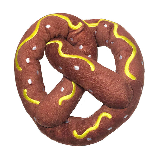 Puppy Pretzel Power Plush Dog Toy