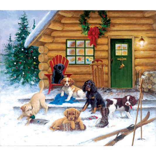 Christmas at the Cabin - 550 pc Puzzle