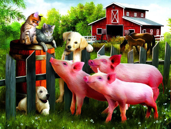Making New Friends - 300 pc Puzzle