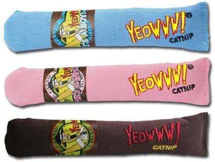 Yeowww! Cigar Catnip Toy  (Multiple Colors Available)