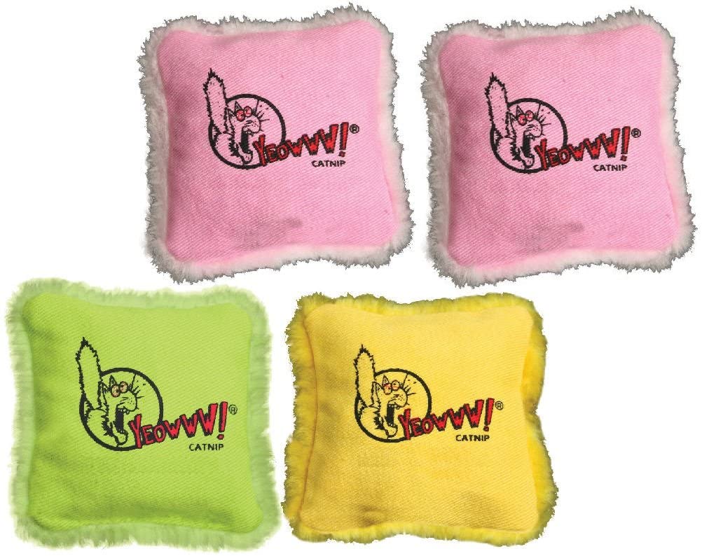 Yeowww! Catnip Pillow Toy (Color May Vary)