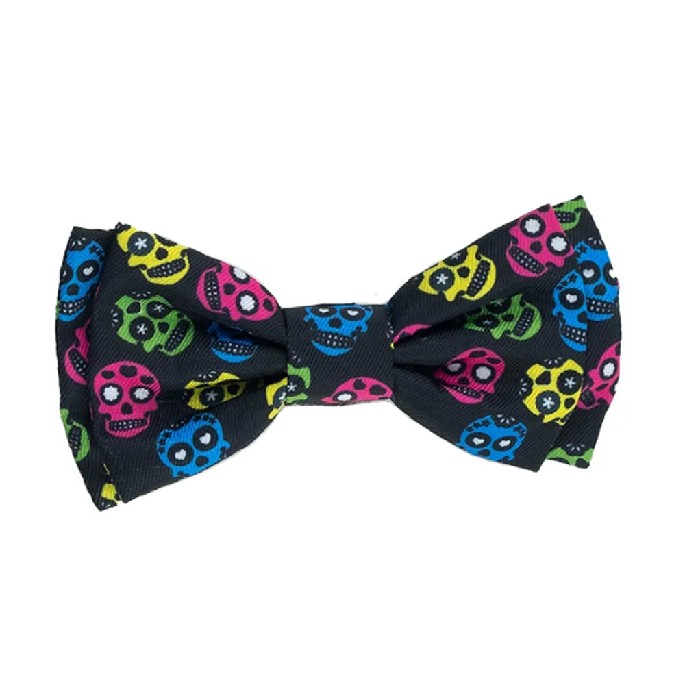 Sugar Skull Bow Tie